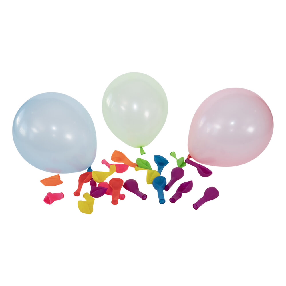 Fluoreszierende aufblasbare Ballons (100 Stück)