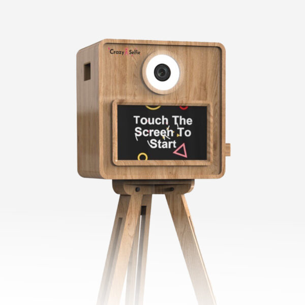 wooden photobooth v3 grey